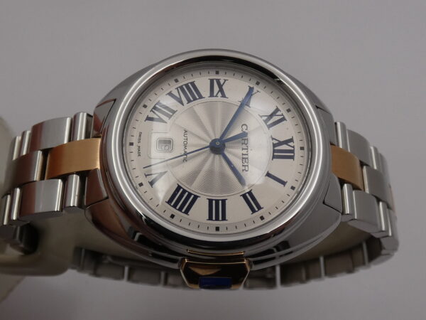 Cartier Clé de Cartier Mid-Size 31mm Acciaio & Oro Rosa18Kt WITH PAPERS Automatico ANNO 2016