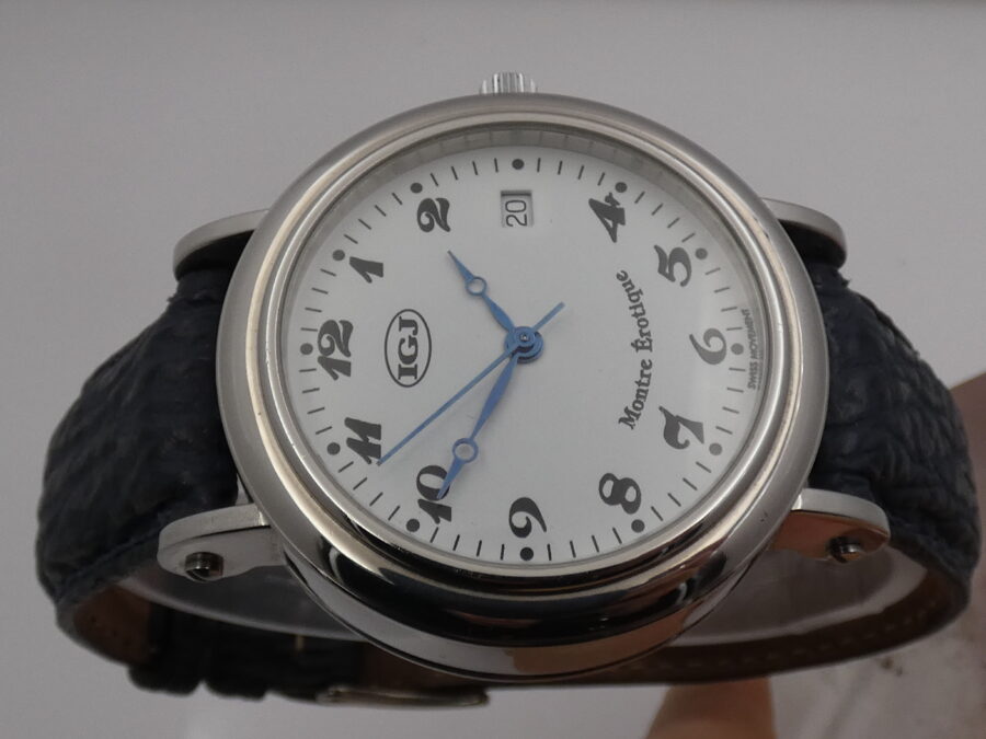 IGJ Montre Erotique LIMITED EDITION Automatic Date ANNI '90 Acciaio