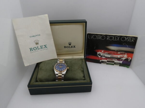 Rolex Oyster Perpetual 31 Mid-size 6748/3 SIGMA BOX&PAPERS Acciaio&Oro 18Kt ANNO 1982 With Bracelet