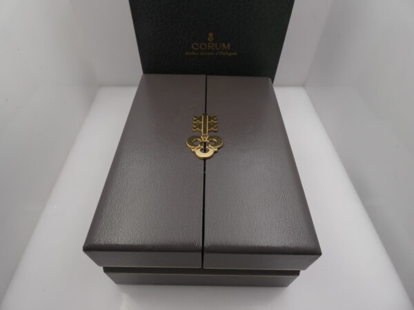 Corum Cronografo Les Temps Meccanique Acciaio & Oro 18Kt BOX&PAPERS Anni 90's TOP CONDITION Automatico