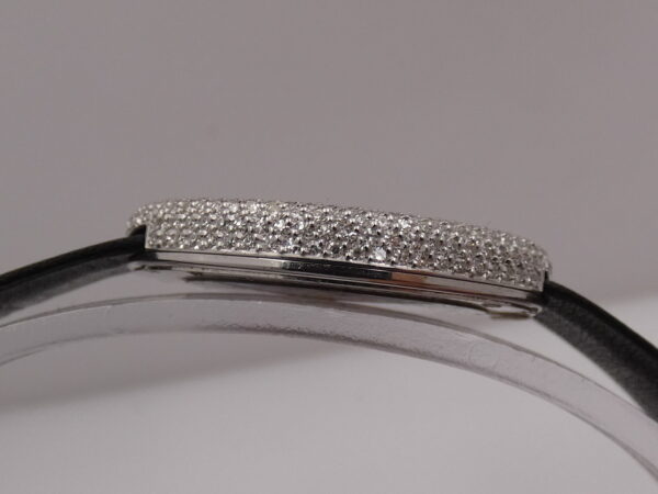 Omega Art Collection Oro Bianco 18KT 1.55ct FULL DIAMONDS N.O.S.BOX&PAPERS Anno 1986