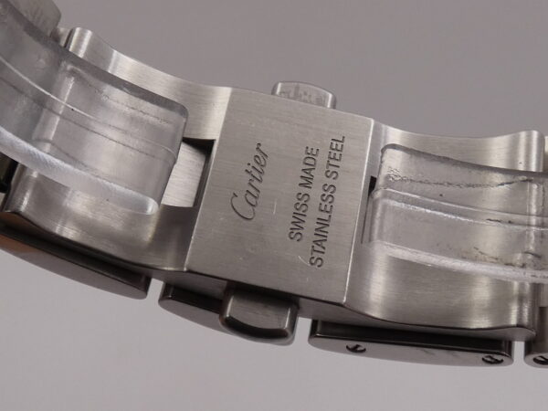 Cartier Ballon Bleu 42mm XL 3765 BOX & PAPERS Automatico Acciaio Braccialato