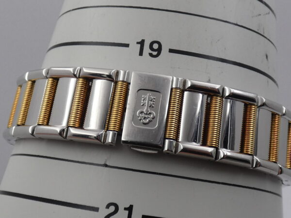 Corum Cronografo Les Temps Meccanique Acciaio & Oro 18Kt BOX&PAPERS Anni 90's TOP CONDITION Automatico