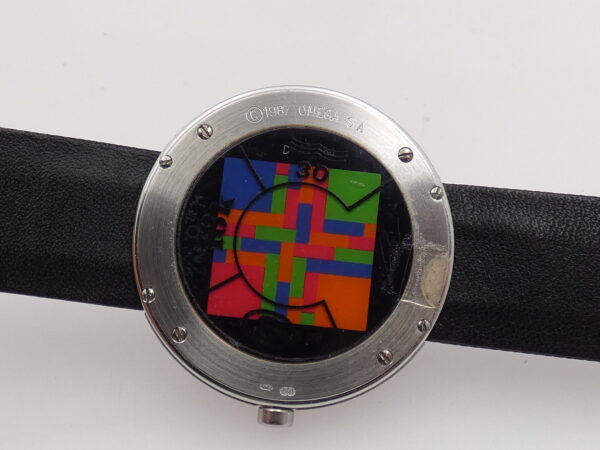 Omega Art Collection Oro Bianco 18KT 1.55ct FULL DIAMONDS N.O.S.BOX&PAPERS Anno 1986