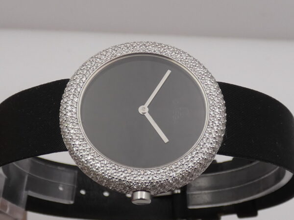 Omega Art Collection Oro Bianco 18KT 1.55ct FULL DIAMONDS N.O.S.BOX&PAPERS Anno 1986