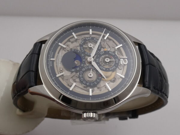 Montblanc Heritage Chronométrie Perpetual Calendar 118513 NEW BOX&PAPERS STICKERS Automatico Acciaio
