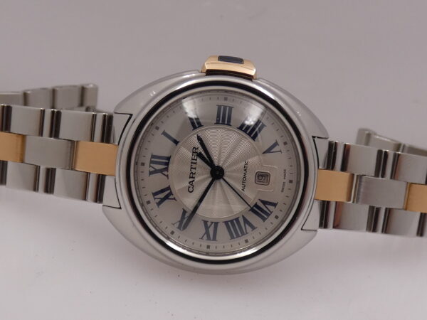 Cartier Clé de Cartier Mid-Size 31mm Acciaio & Oro Rosa18Kt WITH PAPERS Automatico ANNO 2016