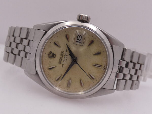 Rolex Oyster Perpetual Date 6534 Automatic Butterfly ANNO 1957 JUST SERVICED Acciaio Jubilee