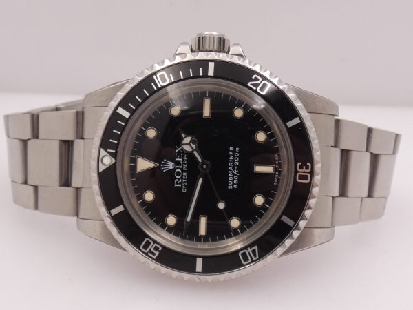 Rolex Submariner (No Date) 5513 With ROLEX SERVICE Fully STICKERED Automatico Anno 1988 TOP CONDITION Acciaio