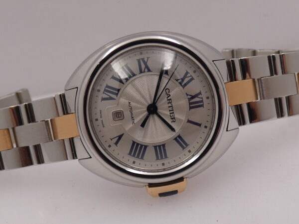 Cartier Clé de Cartier Mid-Size 31mm Acciaio & Oro Rosa18Kt WITH PAPERS Automatico ANNO 2016