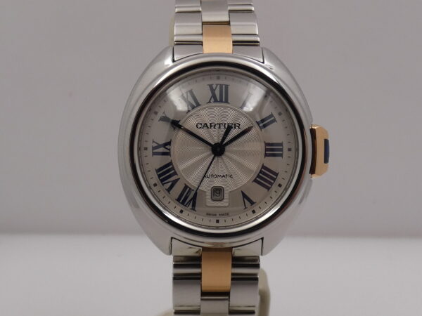 Cartier Clé de Cartier Mid-Size 31mm Acciaio & Oro Rosa18Kt WITH PAPERS Automatico ANNO 2016
