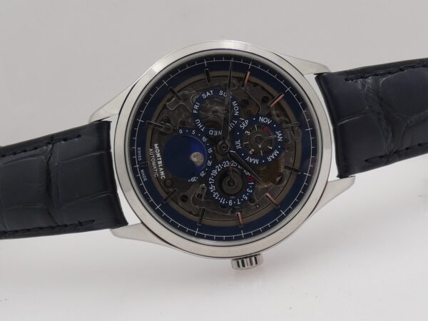 Montblanc Heritage Chronométrie Perpetual Calendar 118513 NEW BOX&PAPERS STICKERS Automatico Acciaio