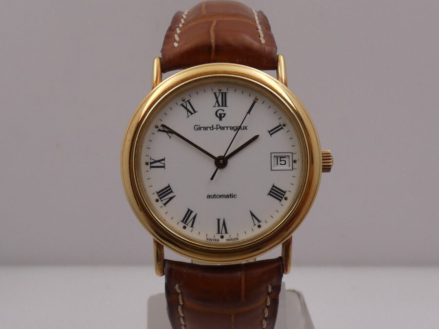 Girard Perregaux Classic 47990 N.O.S. Oro Massiccio 18Kt BOX&PAPERS Automatico New Old Stock ANNI '90 - immagine 8