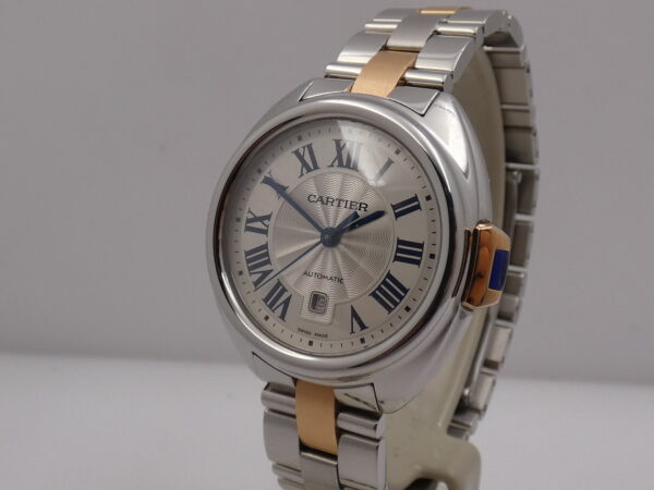 Cartier Clé de Cartier Mid-Size 31mm Acciaio & Oro Rosa18Kt WITH PAPERS Automatico ANNO 2016