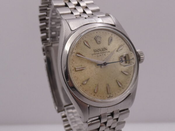 Rolex Oyster Perpetual Date 6534 Automatic Butterfly ANNO 1957 JUST SERVICED Acciaio Jubilee