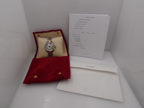 Cartier Clé de Cartier Mid-Size 31mm Acciaio & Oro Rosa18Kt WITH PAPERS Automatico ANNO 2016