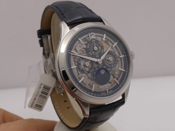 Montblanc Heritage Chronométrie Perpetual Calendar 118513 NEW BOX&PAPERS STICKERS Automatico Acciaio