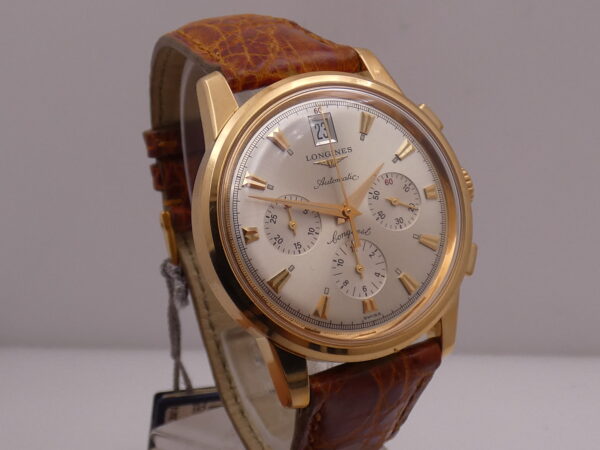 Longines Cronografo Conquest Heritage AUTOMATICO N.O.S. Oro Rosa 18Kt BOX&PAPERS L1.641.8