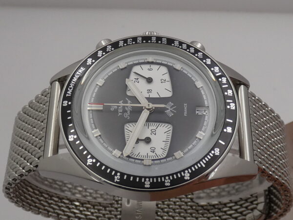Cronografo Yema Rallygraf Meca-Quartz  LIKE NEW BOX&PAPERS Anno 2022 Braccialato