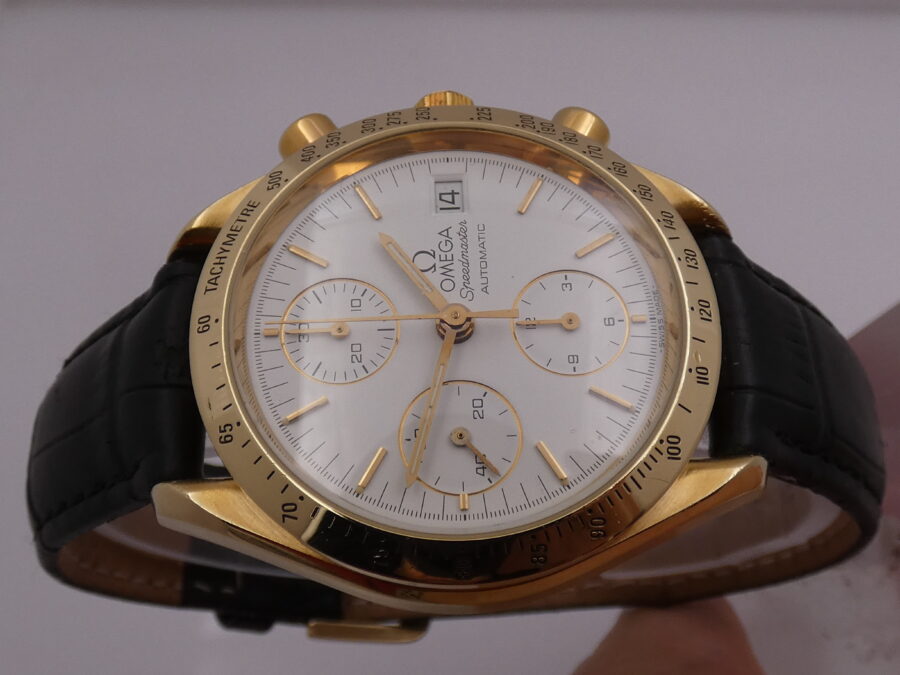 Omega Cronografo Speedmaster 375.0043 Oro Massiccio 18Kt Anno 1991 Automatico WITH BOX