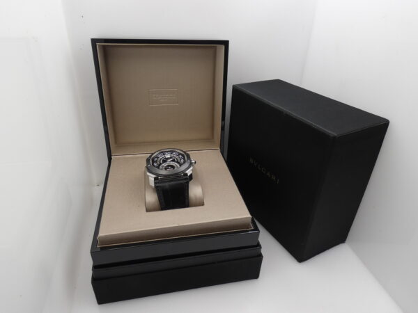 Bulgari Octo Bi-Retro By Gérald Genta Saltarello Automatico Lunetta in Ceramica OBR.Y.1C WITH BOX