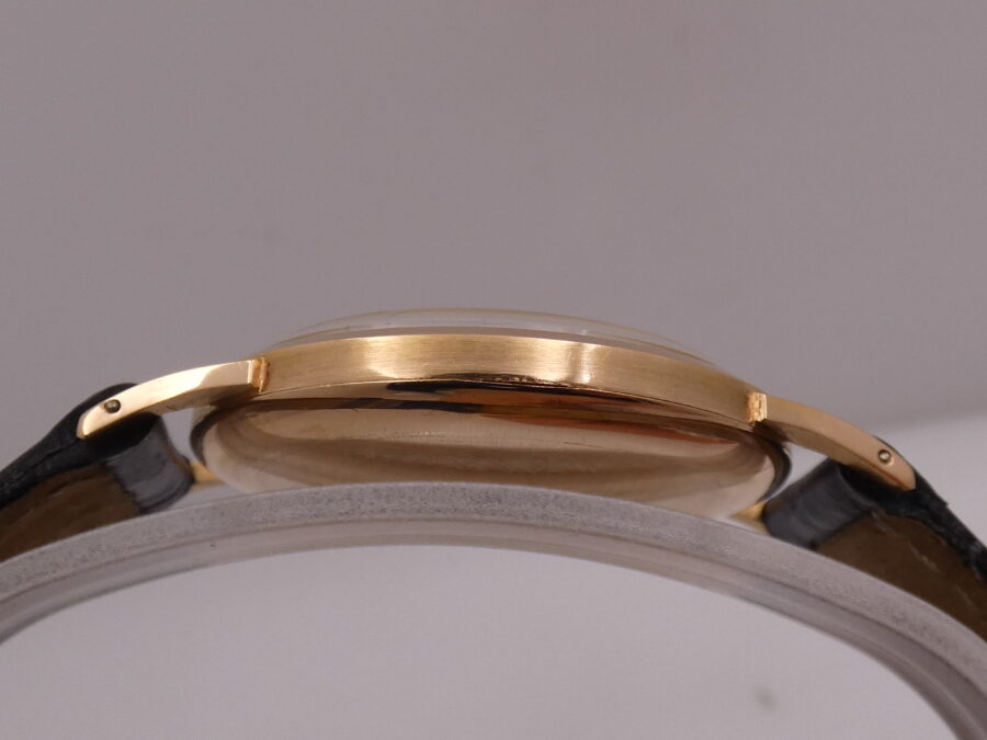 Tissot Oversize 37mm Oro Rosa 18Kt TOP CONDITION Anni 60's Carica Manuale Orologio Vintage - immagine 12