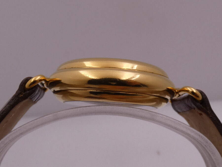 Cronografo Bulova Bicompax Laminato Oro 18Kt Anni 90's Carica Manuale With BOX - immagine 12
