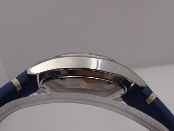 Perseo Tre Stelle Day-Date FS Ferrovie Dello Stato Deep Blue Dial Automatico Anno 70's Acciaio