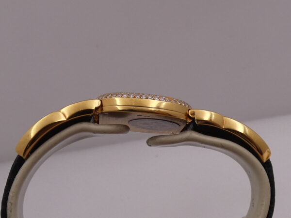 Patek Philippe Golden Ellipse 4831 Factory Diamonds Bezel Oro Massiccio 18Kt Bellissimo Orologio Lady 90's