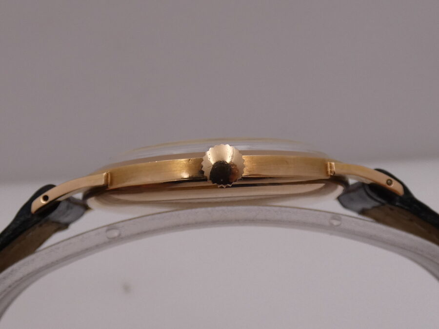 Tissot Oversize 37mm Oro Rosa 18Kt TOP CONDITION Anni 60's Carica Manuale Orologio Vintage - immagine 13