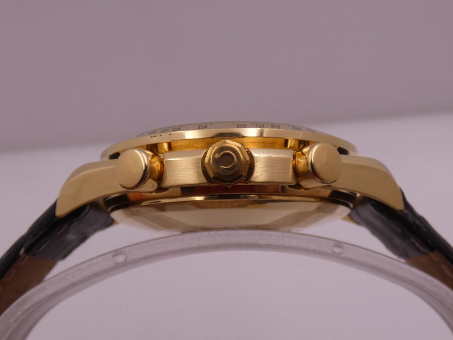 Omega Cronografo Speedmaster 375.0043 Oro Massiccio 18Kt Anno 1991 Automatico WITH BOX - immagine 14