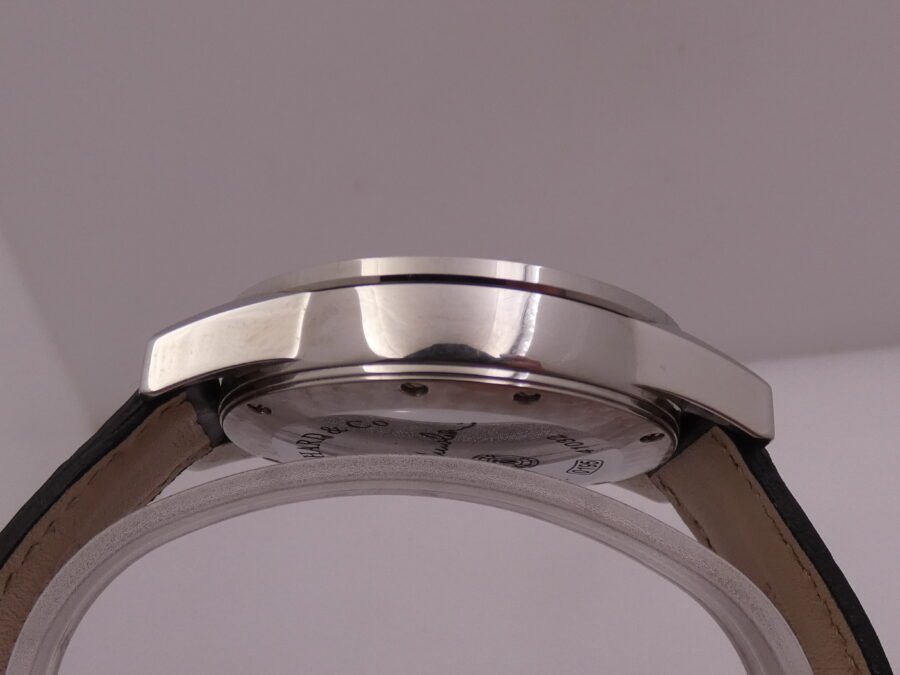 Eberhard & Co. Tazio Nuvolari 41032 LIKE NEW AUTOMATICO Black Perleè Dial WITH BOX - immagine 15