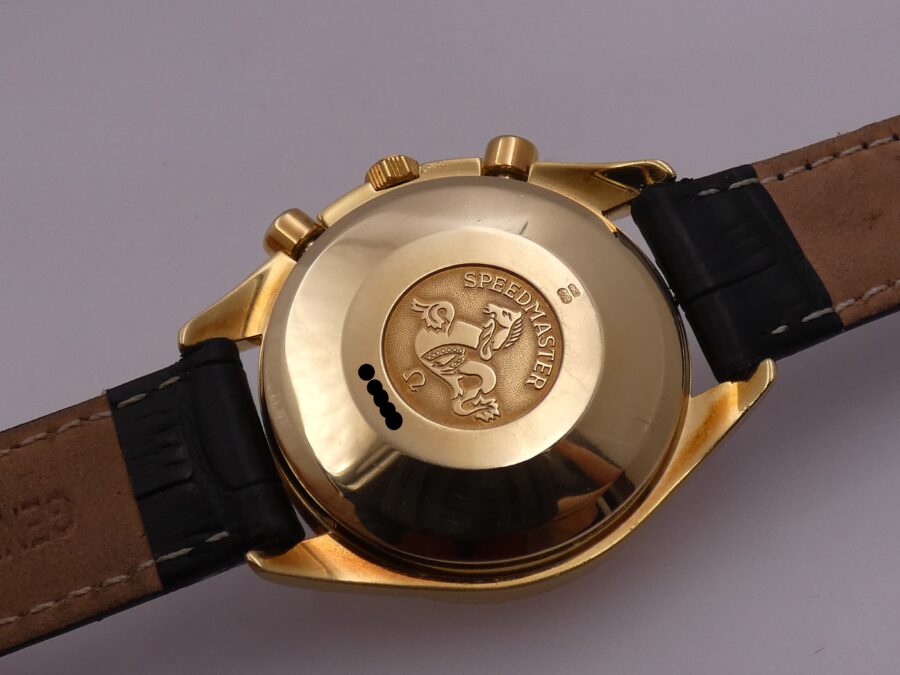 Omega Cronografo Speedmaster 375.0043 Oro Massiccio 18Kt Anno 1991 Automatico WITH BOX - immagine 15