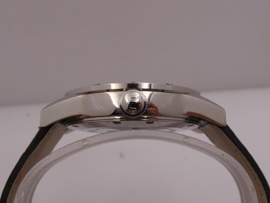 Eberhard & Co. Tazio Nuvolari 41032 LIKE NEW AUTOMATICO Black Perleè Dial WITH BOX - immagine 16