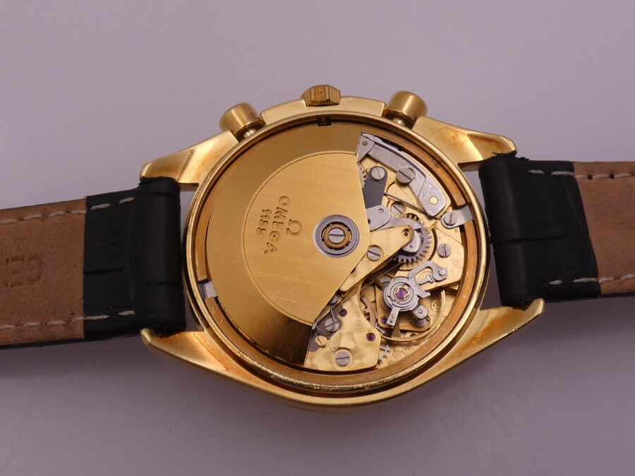 Omega Cronografo Speedmaster 375.0043 Oro Massiccio 18Kt Anno 1991 Automatico WITH BOX - immagine 17
