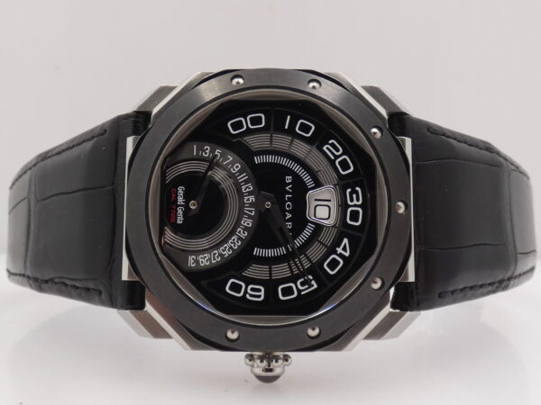 Bulgari Octo Bi-Retro By Gérald Genta Saltarello Automatico Lunetta in Ceramica OBR.Y.1C WITH BOX