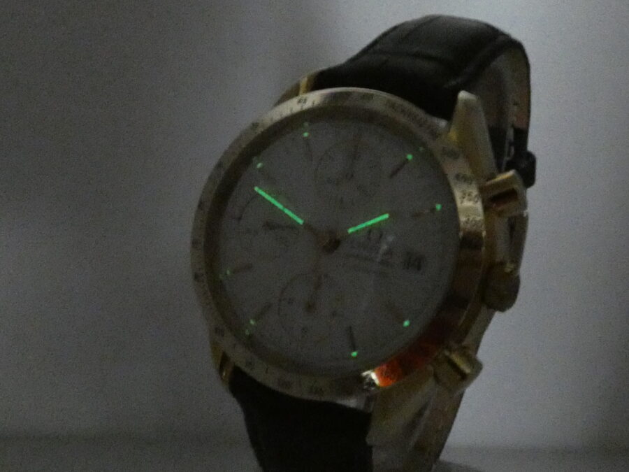 Omega Cronografo Speedmaster 375.0043 Oro Massiccio 18Kt Anno 1991 Automatico WITH BOX - immagine 9