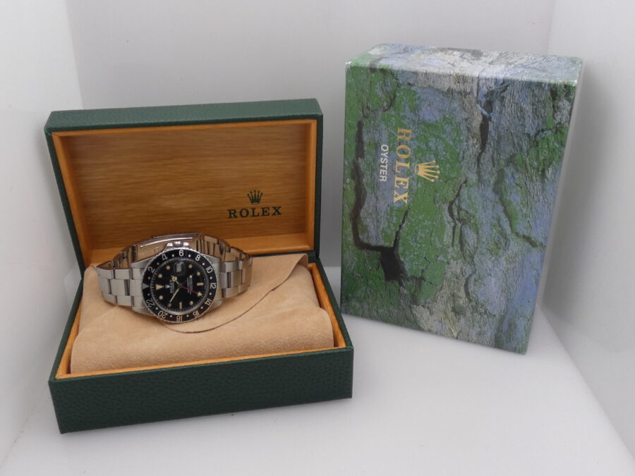 Rolex GMT-Master 16750 Hazelnut Dial Open 6 Open 9 ANNO 1984 JUST SERVICED Automatico Acciaio - immagine 10