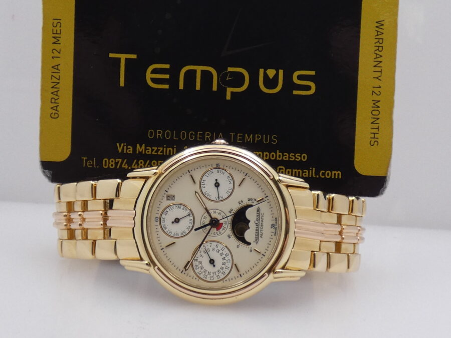 Jaeger-LeCoultre Odysseus Perpetual Calendar Moonphases Automatico 18Kt Rose&Yellow GOLD 166.7.80 ANNI '90 - immagine 2