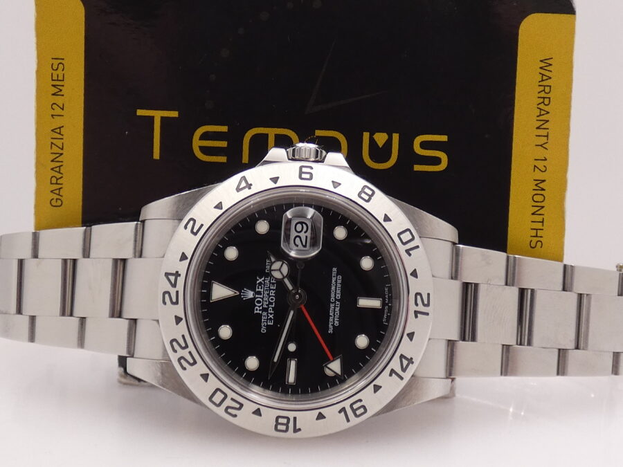 Rolex Explorer II 16570T No Holes FULL SET Anno 2005 Automatico TOP CONDITION Acciaio Braccialato - immagine 2