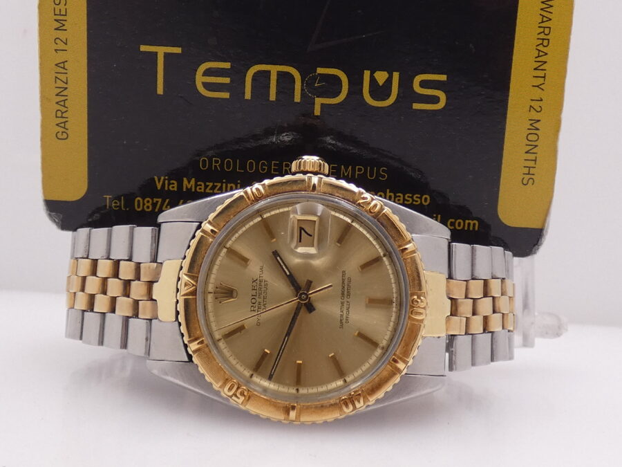Rolex Datejust Turn-O-Graph 1625 Acciaio & Oro18Kt Automatic Big Logo American Bracelet ANNO 1965 - immagine 2