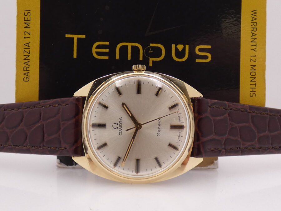 Omega Genève Oro Massiccio 18Kt ANNO 1969 Manuale TOP CONDITION With BOX Ref. 181-91008 - immagine 2