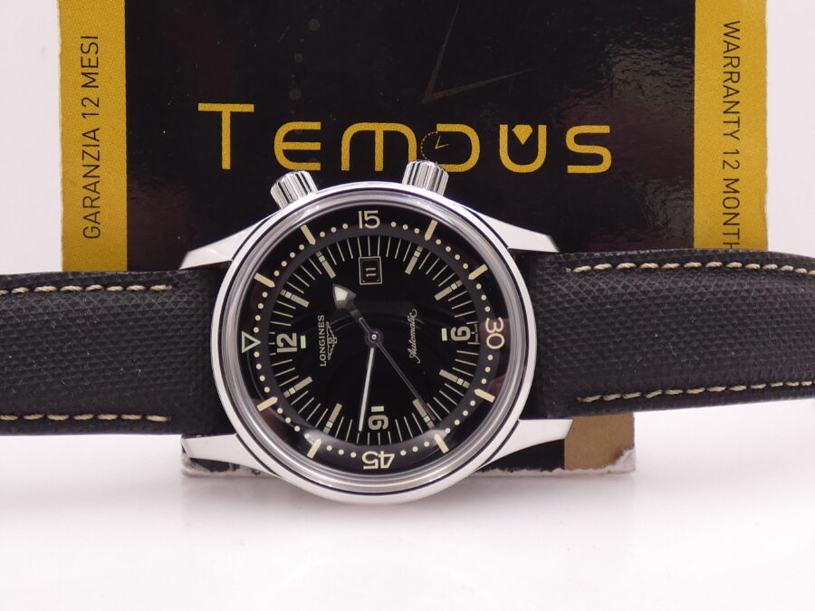 Longines Legend Diver 36mm L3.374.4 BOX&PAPERS Like New Automatico ANNO 2020 Acciaio - immagine 2
