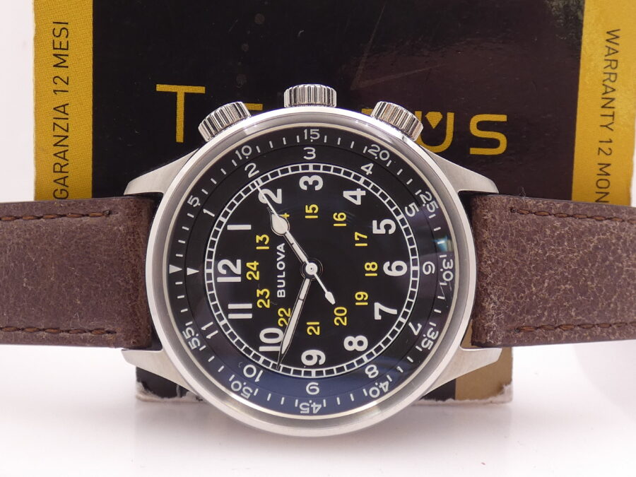 Bulova Pilot A15 96A245 BOX PAPERS & TAG PRICE Anno 2022 Automatico Acciaio - immagine 2