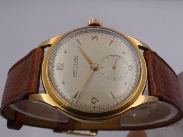 Ernest Borel Incastar Sahara Laminato Oro 18Kt Anni 50's Carica Manuale Orologio Vintage