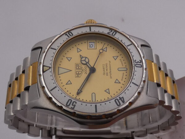 Heuer 2000 Professional 200m 974.006 18Kt G.f. & Steel ANNI '90s