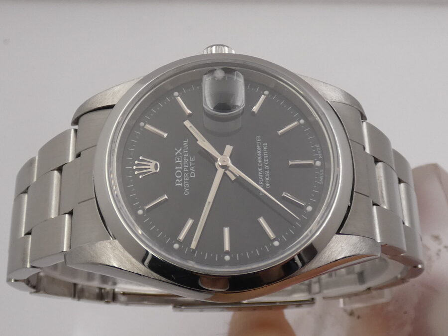 Rolex Oyster Perpetual Date 15200 BOX&PAPERS Italia ANNO 2006 Automatico JUST SERVICED Acciaio