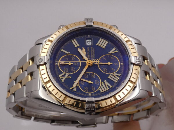 Cronografo Breitling Crosswind Chronometre 43mm D13355 FULL SET Acciaio&Oro 18Kt Automatico ANNO 2003