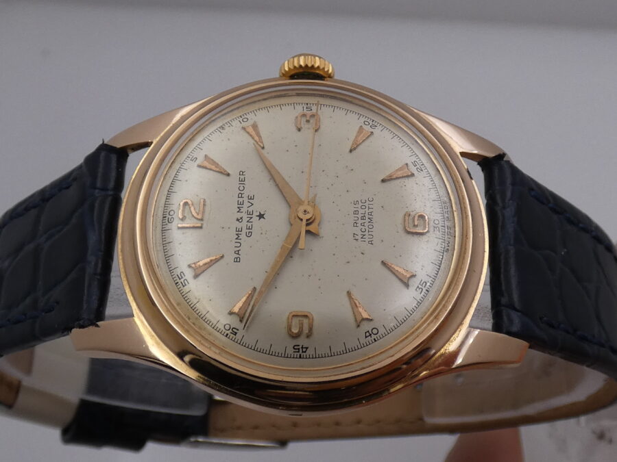 Baume & Mercier Stellina Automatic Oro Rosa Massiccio18Kt Non Magnetic 3109 JUST SERVICED Anni '60s
