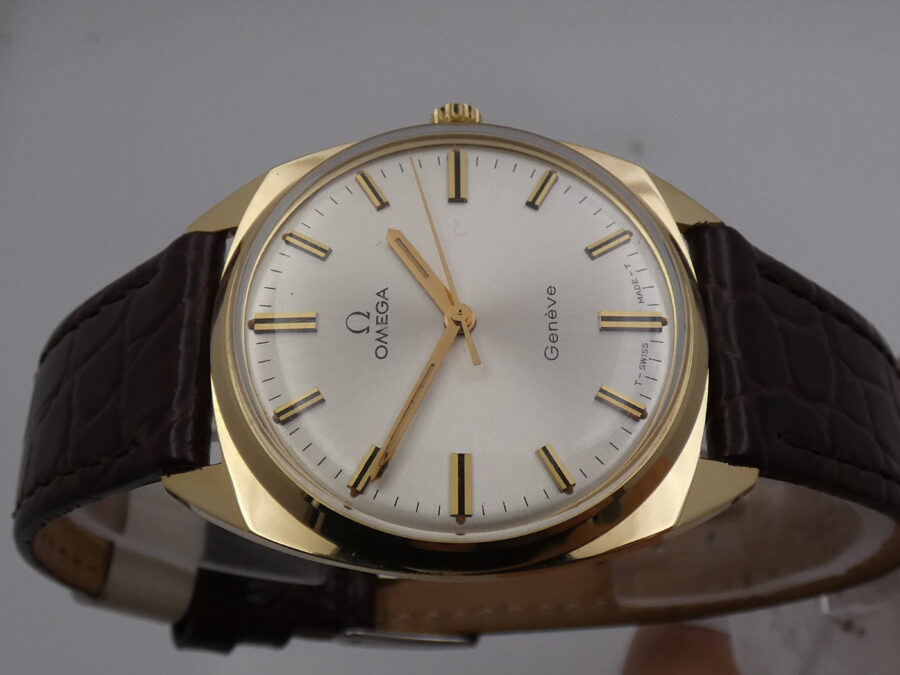 Omega Genève Oro Massiccio 18Kt ANNO 1969 Manuale TOP CONDITION With BOX Ref. 181-91008